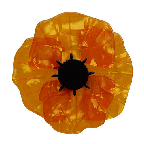 Poppy Field Brooch (Orange) - Erstwilder Fan Favorites (2016)