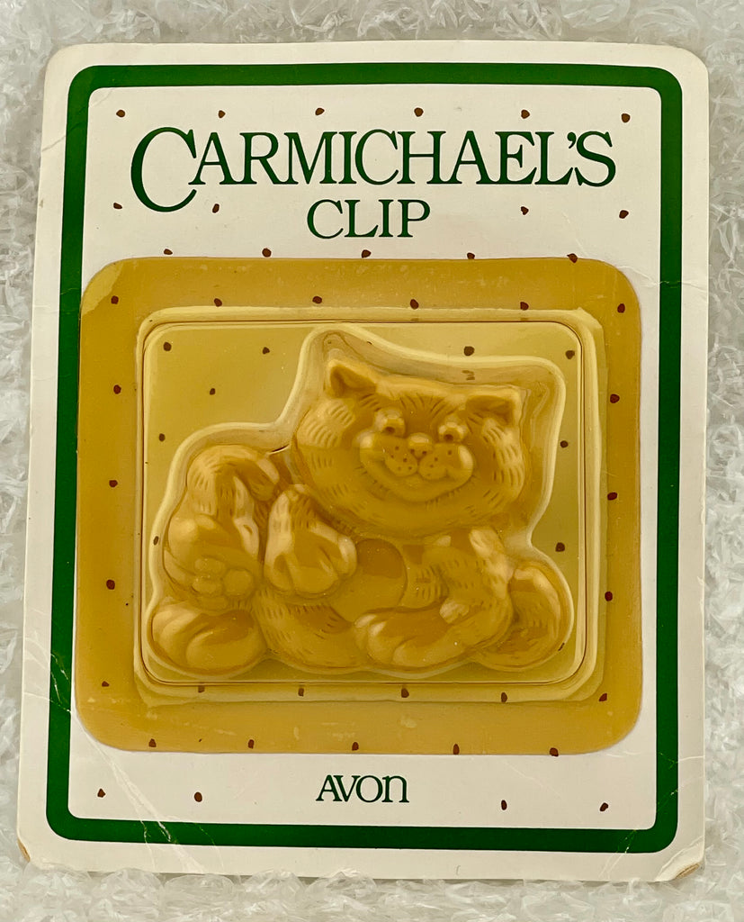 Vintage 1985 Avon Carmichael's Kitty Cat Clip