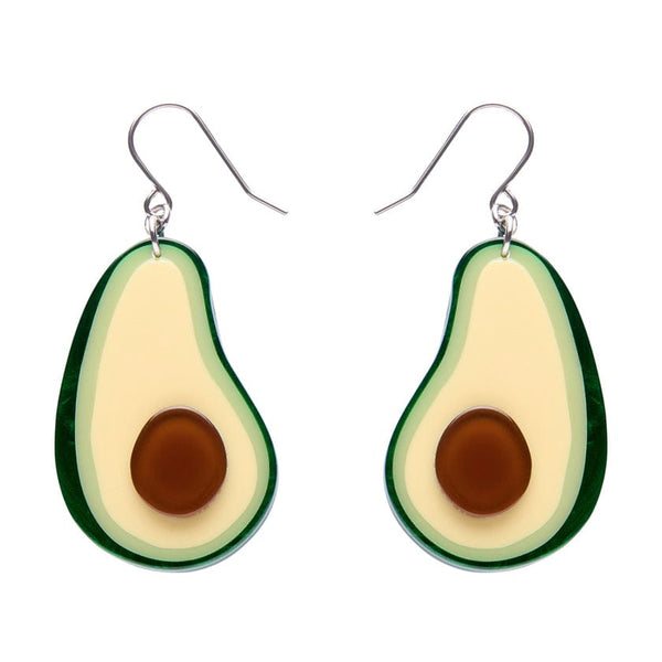 Erstwilder - Avocado Affair Brooch + Avocado Affair Drop Earrings + Brooc Star Brooch + Brocc Star Enamel Pin - In Praise of Veg (2025)