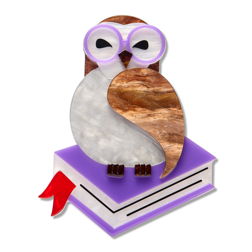 Erstwilder - Studious Snow Owl Brooch - 15th Birthday Fan Favorites (2026)