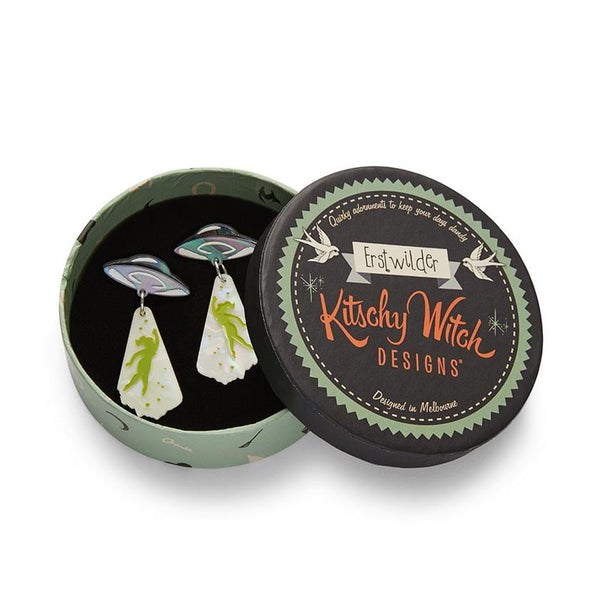 Erstwilder - The Truth is Out There Earrings - Kitschy Witch Designs (2020)