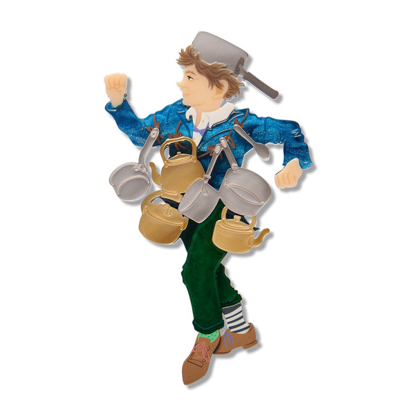 Saucepan Man Brooch - Erstwilder The Magic Faraway Tree (2026)