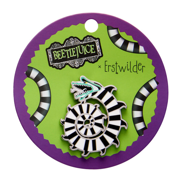Erstwilder Ultimate Tim Burton Gift Pack - Bettlejuice Brooch + Sandworm Brooch + Earrings + Enamel Pin + Emily the Corpse Bride Brooch + Enamel Pin- Thrills & Chills (2025)