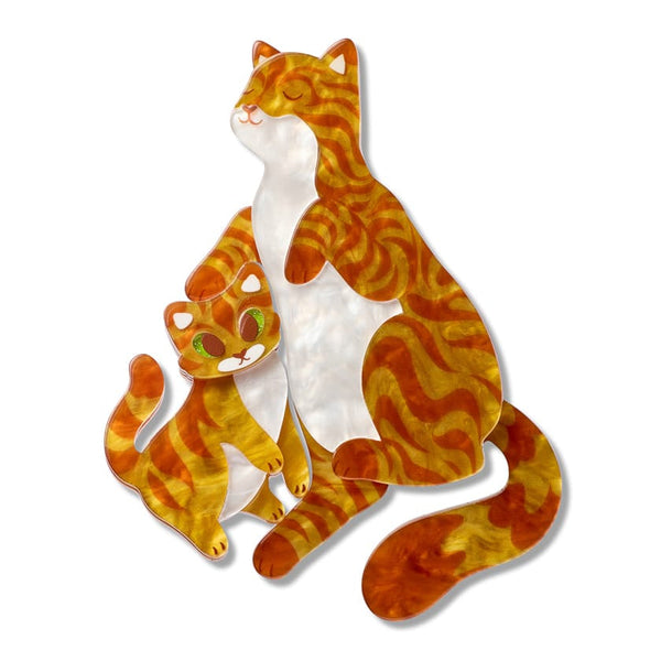 Purrfect Harmony Cat Brooch Pair - Erstwilder By Your Side Brooch (2026)