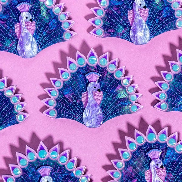 Erstwilder - Penelope Peacock Brooch - GWP