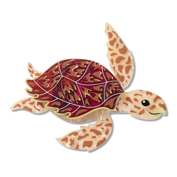 Hawksbill Turtle Brooch + Hawksbill Turtle Drop Earrings Set - Erstwilder The Rarest Kind (2026)