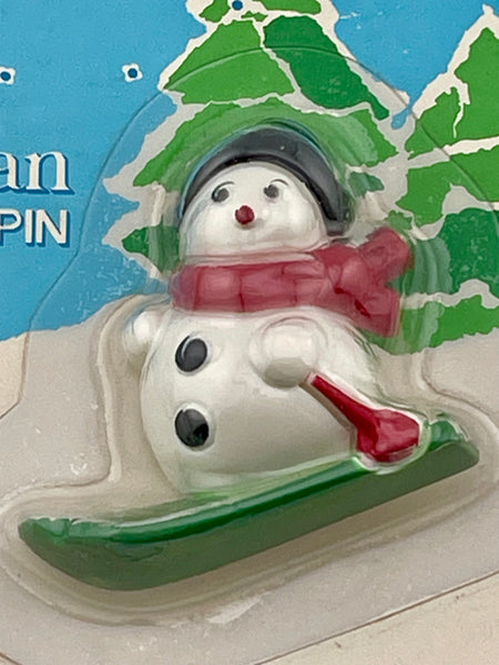 Vintage 1982 Avon Let It Snowman Pin