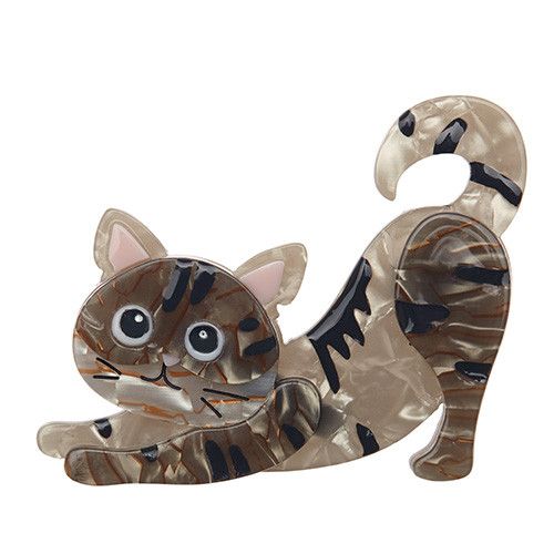 Erstwilder - Mischievous Minty Cat Brooch - Brooch My Pet (2016)