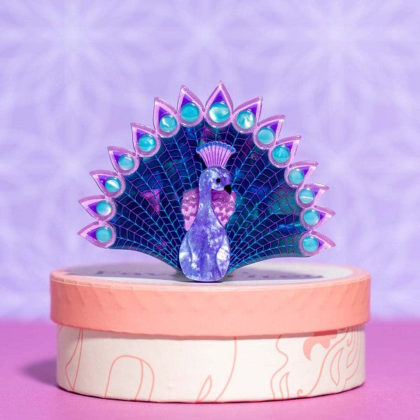 Erstwilder - Penelope Peacock Brooch - GWP