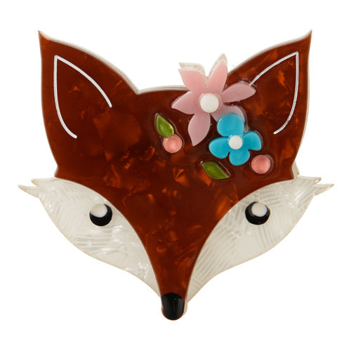 Erstwilder - Flora Fox Face Brooch - Most Requested (2015)