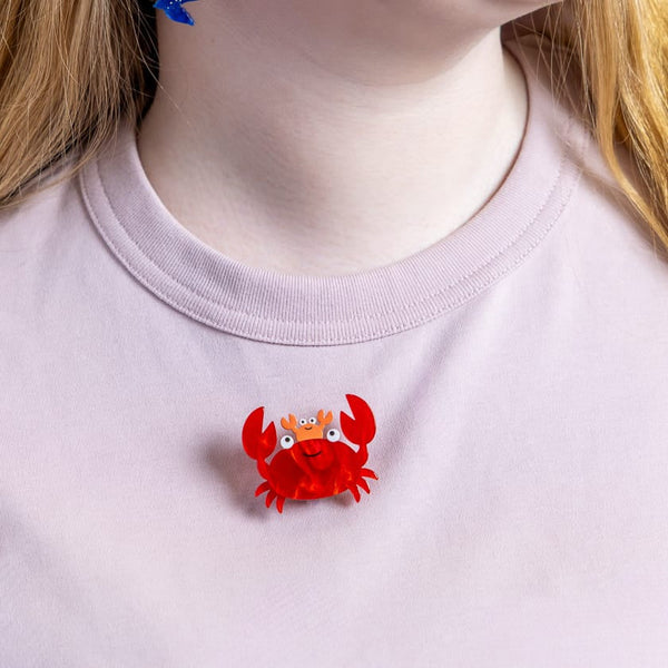 Crabs Simplified Mini Brooch - Erstwilder By Your Side Brooch (2026)