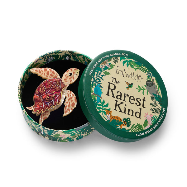 Hawksbill Turtle Brooch + Hawksbill Turtle Drop Earrings Set - Erstwilder The Rarest Kind (2026)