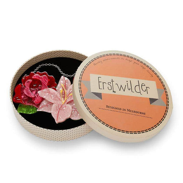 Tickled Pink Flower Necklace (Large) by Erstwilder In Full Bloom (2019)