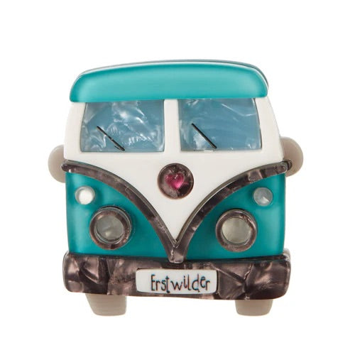 Erstwilder - Vagabond Wheels Brooch (Teal) - Fan Favorites (2016) - TRADE FOR ORANGE VERSION