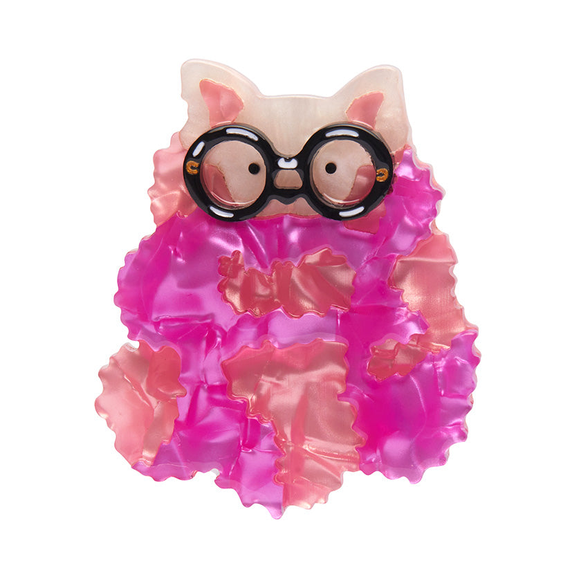 Erstwilder - A Pooch Amongst the Pom Poms Mini Brooch - Iris Apfel (2023)