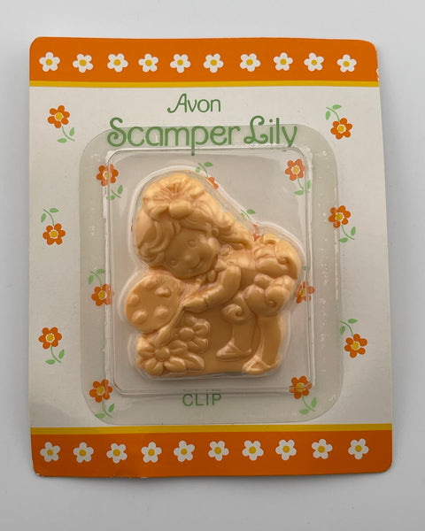 Vintage 1985 Avon Scamper Lily Clip
