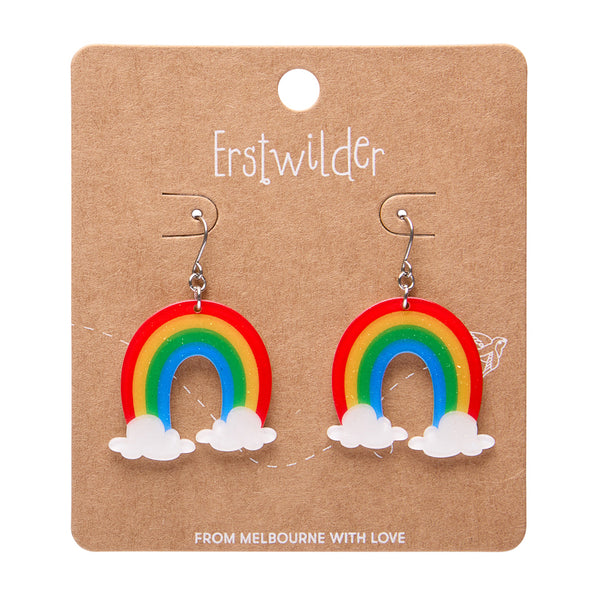 Erstwilder - Rainbow Drop Earrings - Rainbow Brite (2025)