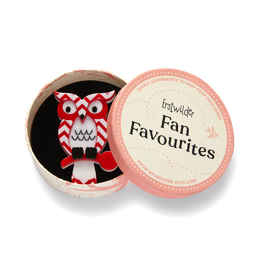 Erstwilder - Howard's Hoot Owl Brooch - Fan Favorites (2023)