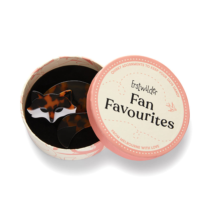 Erstwilder Saffron the Sleeping Fox Brooch - Fan Favorites (2023)