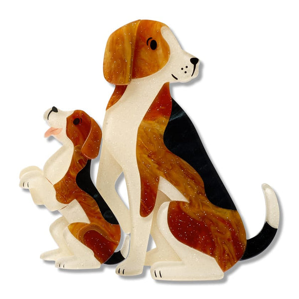 Paw by Paw Dog Brooch Pair - Erstwilder By Your Side Brooch (2026)
