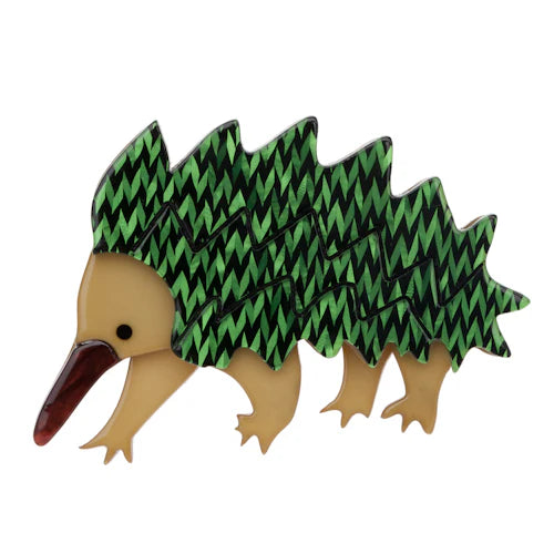 Erstwilder - Egbert the Echidna Brooch (Green) - (2014)