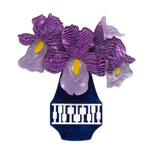 Erstwilder - Goddess of Rainbows Brooch - Iris - A Year in Bloom (2023)