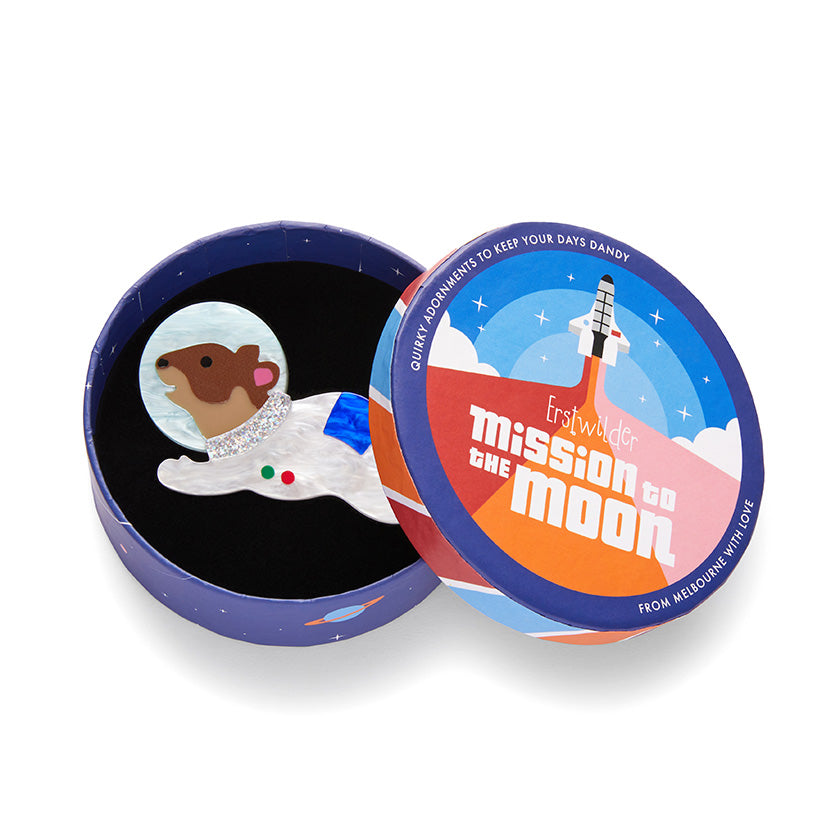 Erstwilder - Stout-Hearted Spaceham Brooch - Mission to The Moon (2023)