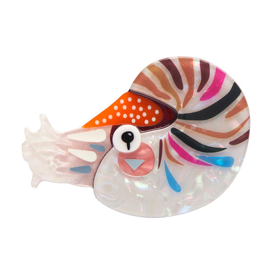 Erstwilder - The Cryptic Chambered Nautilus Brooch - Pete Cromer Sea Life (2023)