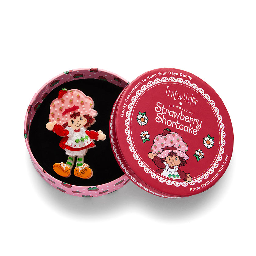 Erswilder x Strawberry Shortcake - Stawberry Shortcake Brooch