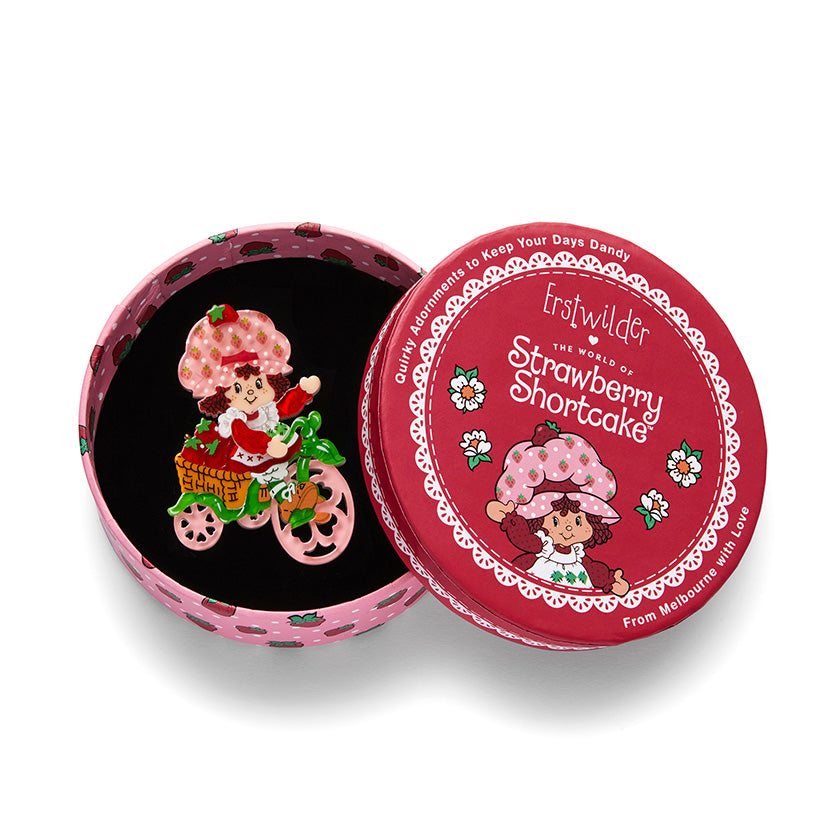 Erswilder x Strawberry Shortcake - Strawberry Adventures Await Brooch