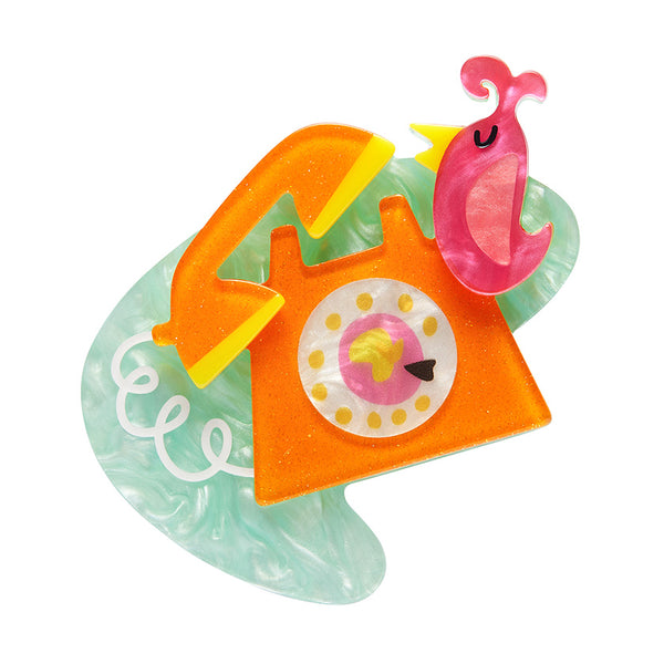 Just A Call Away Brooch - Erstwilder Atomic Abode (2024)