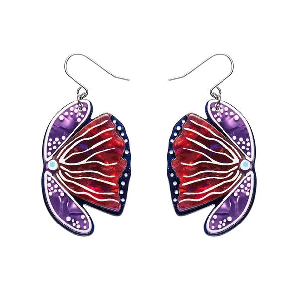 Fervent Feather Flower Brooch and Drop Earrings Bundle Set by Erstwilder x Lauren Rogers (2024)