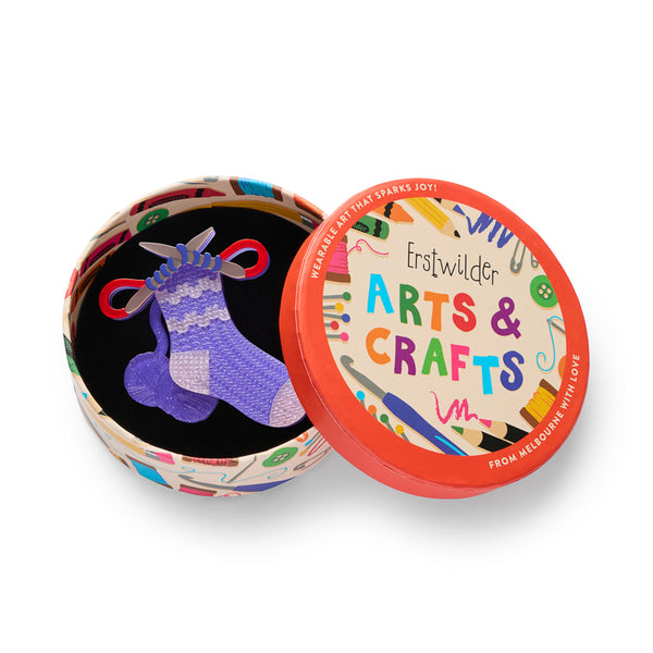 Sock it to Me Brooch - Erstwilder Arts & Crafts 2 (2026)