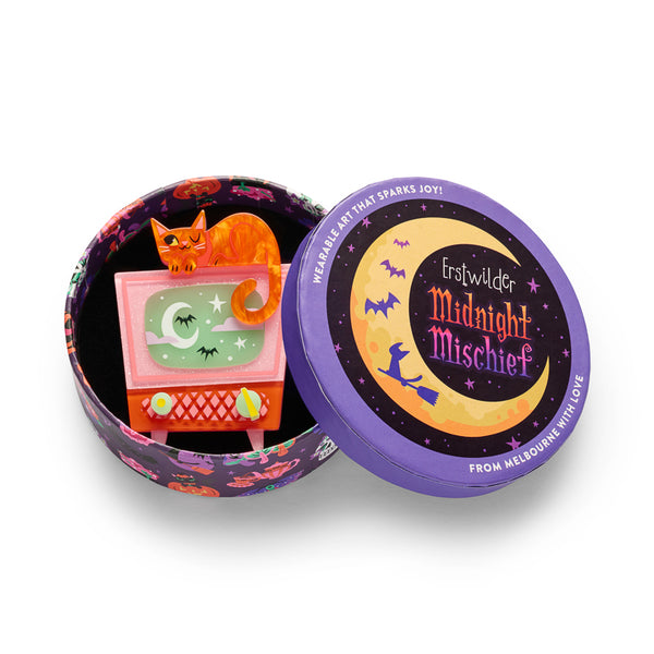 Erstwilder - Retro Static Brooch - Midnight Mischief (2026)