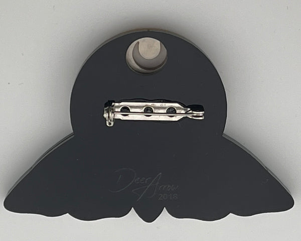 Deer Arrow - Mystic Moth Brooch