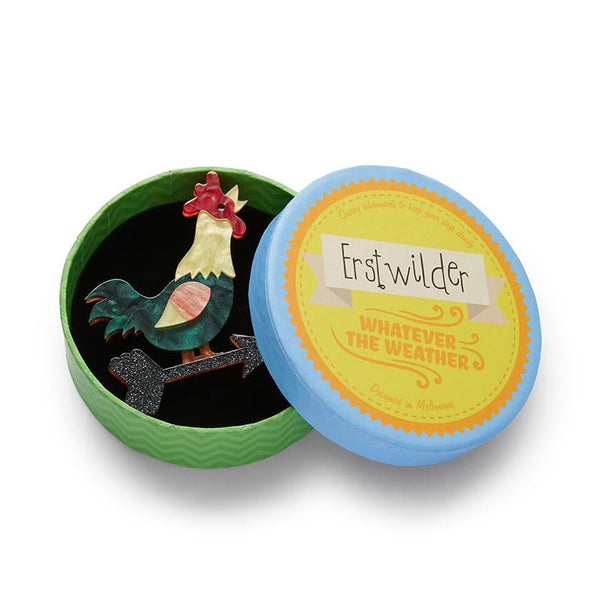 Erstwilder - Cockadoodle Doo Brooch - Whatever the Weather (2020)