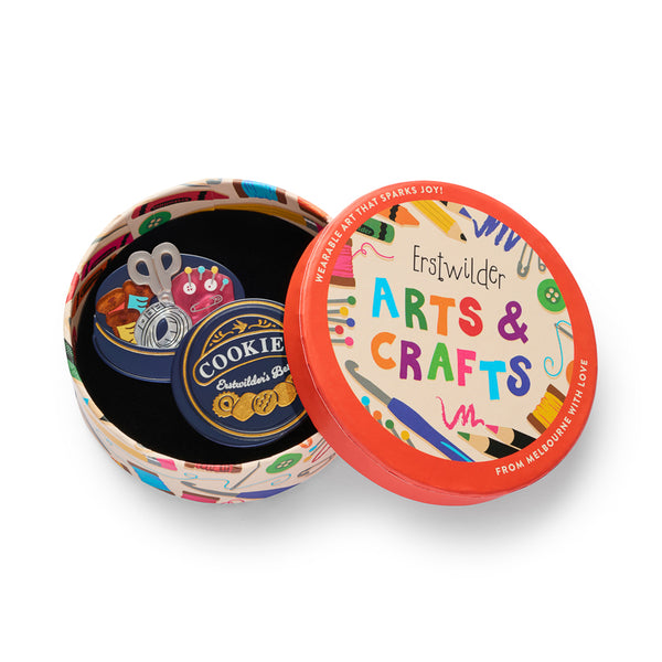 Cookie Tin Secrets Brooch - Erstwilder Arts & Crafts 2 (2026)