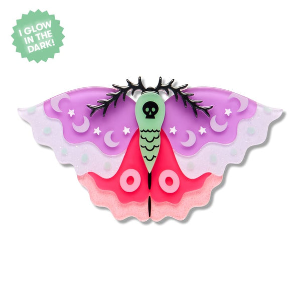 Erstwilder - Flutter by Night Brooch - Midnight Mischief (2026)