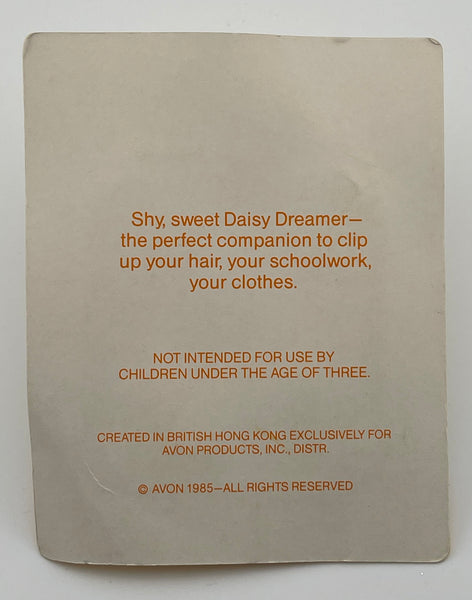 Vintage 1985 Daisy Dreamer Avon Clip