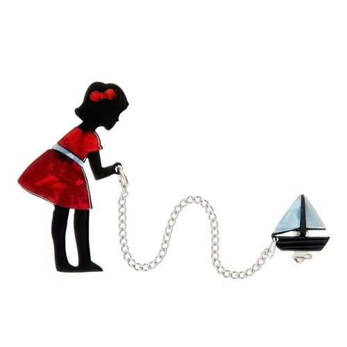 Erstwilder - Girl Grace and the Boat Race Brooch - Fan Favorites (2015)