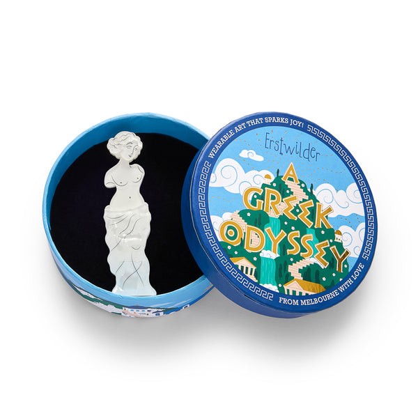 Erstwilder - Marble Muse Brooch + Marble Muse Earrings Set- A Greek Odyssey (2026)