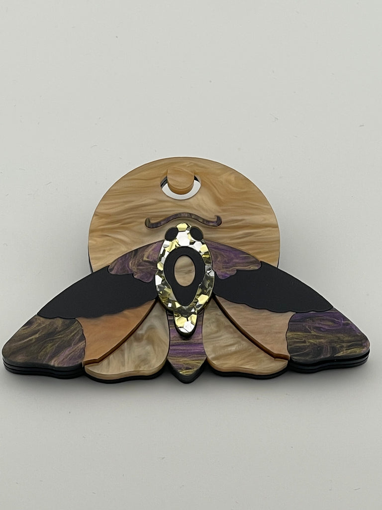 Deer Arrow - Mystic Moth Brooch