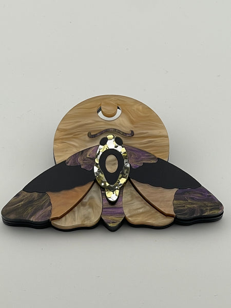 Deer Arrow - Mystic Moth Brooch