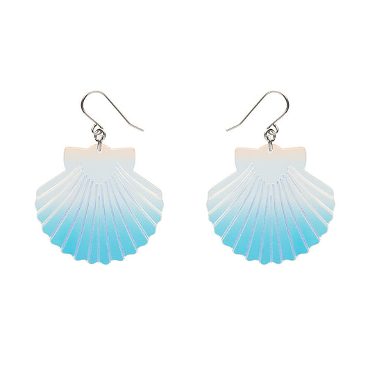 Erstwilder - Sea Shell Drop Earrings - Iridescent