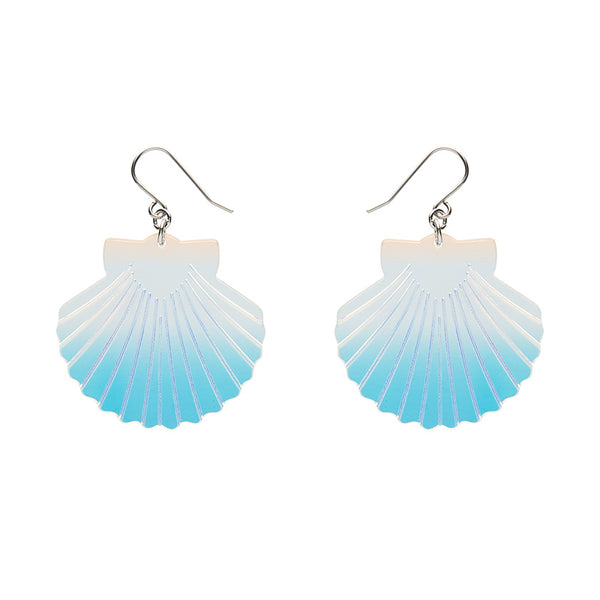 Erstwilder - Sea Shell Drop Earrings - Iridescent