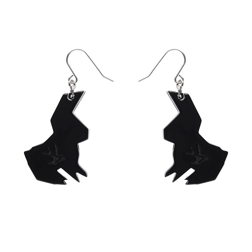 Erstwilder - Cuddle Bunny Drop  Drop Earrings - Origami (2023)