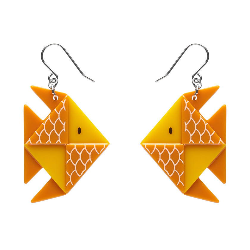 Erstwilder - The Memorable Goldfish Drop Earrings - Origmai (2023)