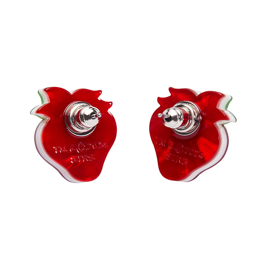 Erswilder x Strawberry Shortcake - Darling Strawberry Stud Earrings