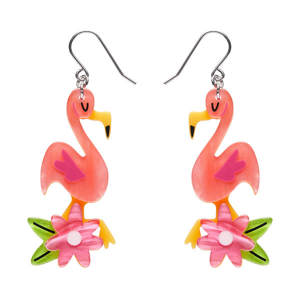 Erstwilder - Let's Flamingle Drop Earrings - Atomic Adobe (2024)