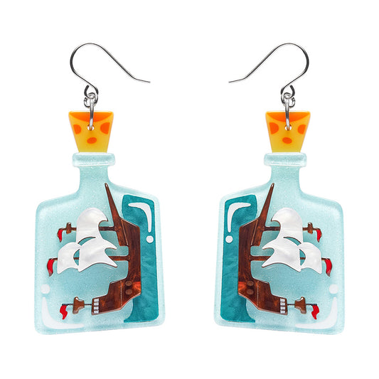 Erstwilder - Magnificent Maritime Drop Earrings  - Atomic Adobe (2024)